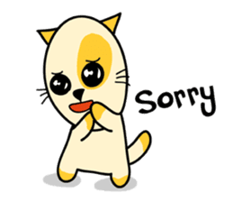 empty-headed cats sticker #445852