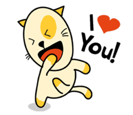 empty-headed cats sticker #445855