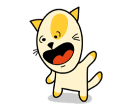 empty-headed cats sticker #445865