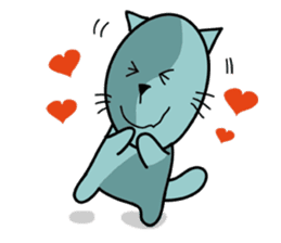 empty-headed cats sticker #445870