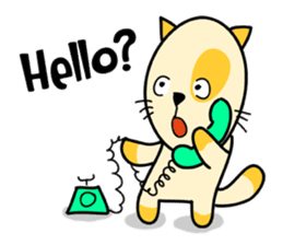 empty-headed cats sticker #445871