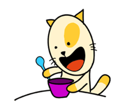 empty-headed cats sticker #445872