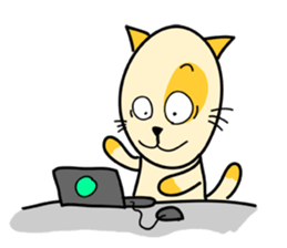 empty-headed cats sticker #445873