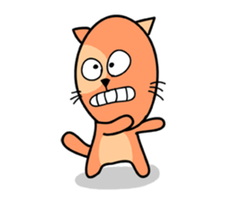 empty-headed cats sticker #445876