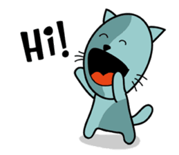 empty-headed cats sticker #445877