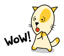 empty-headed cats sticker #445878