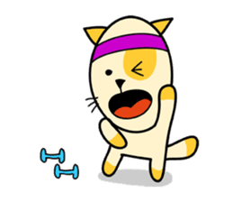 empty-headed cats sticker #445881