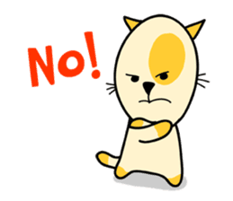 empty-headed cats sticker #445883