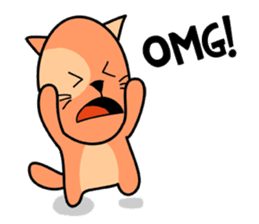 empty-headed cats sticker #445884