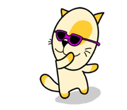 empty-headed cats sticker #445885