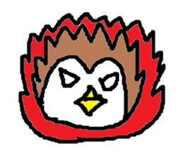 Cute sparrow sticker #446541