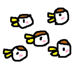 Cute sparrow sticker #446543