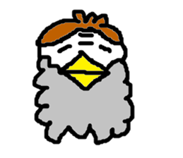 Cute sparrow sticker #446546