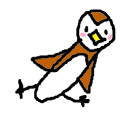 Cute sparrow sticker #446552