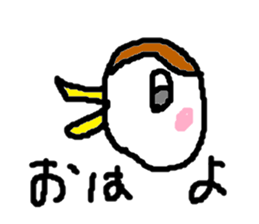 Cute sparrow sticker #446555