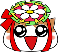 Colorful cat sticker #446891