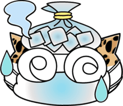 Colorful cat sticker #446911