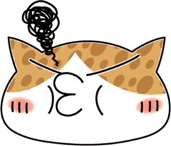 Colorful cat sticker #446912