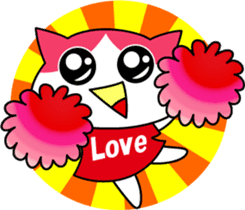 Colorful cat sticker #446915