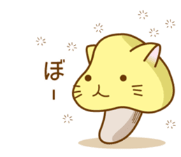 Mushroom-cat sticker #447222