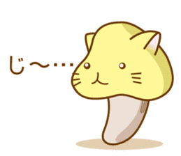 Mushroom-cat sticker #447223
