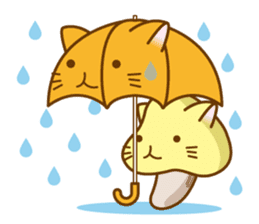 Mushroom-cat sticker #447226