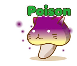 Mushroom-cat sticker #447231