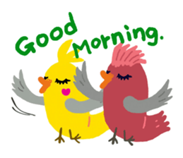 Happy chubby bird. sticker #447489