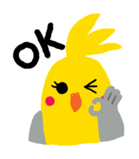 Happy chubby bird. sticker #447501