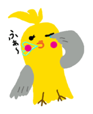 Happy chubby bird. sticker #447505