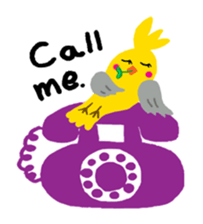 Happy chubby bird. sticker #447509