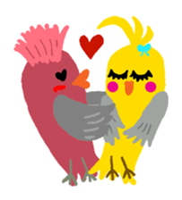 Happy chubby bird. sticker #447510