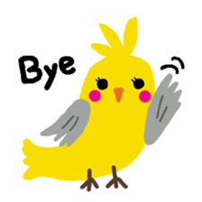 Happy chubby bird. sticker #447516