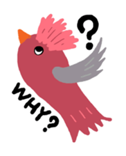 Happy chubby bird. sticker #447521