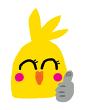 Happy chubby bird. sticker #447523