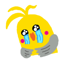 Happy chubby bird. sticker #447524
