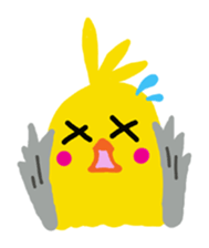 Happy chubby bird. sticker #447527