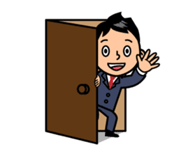 Mr. Abe of business sticker #448369