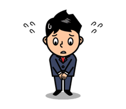 Mr. Abe of business sticker #448373