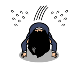 Mr. Abe of business sticker #448374