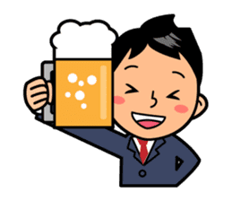 Mr. Abe of business sticker #448375