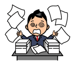 Mr. Abe of business sticker #448382