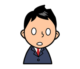 Mr. Abe of business sticker #448383