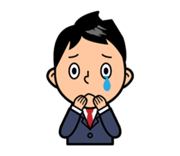 Mr. Abe of business sticker #448384