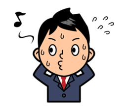 Mr. Abe of business sticker #448385