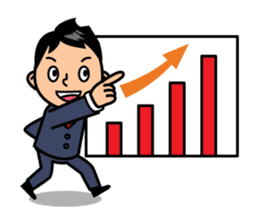 Mr. Abe of business sticker #448387