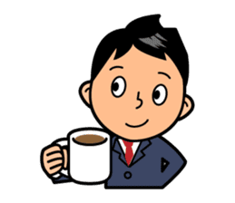 Mr. Abe of business sticker #448390