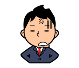 Mr. Abe of business sticker #448400