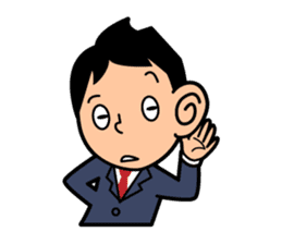 Mr. Abe of business sticker #448401