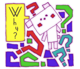 Animal tile (English ver.) sticker #448653